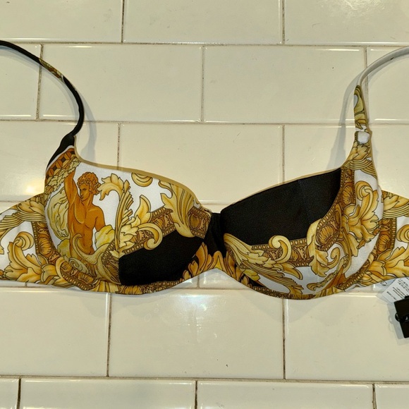 Versace Barocco Swim Top 3B (US 36 B) NWT - Picture 9 of 12